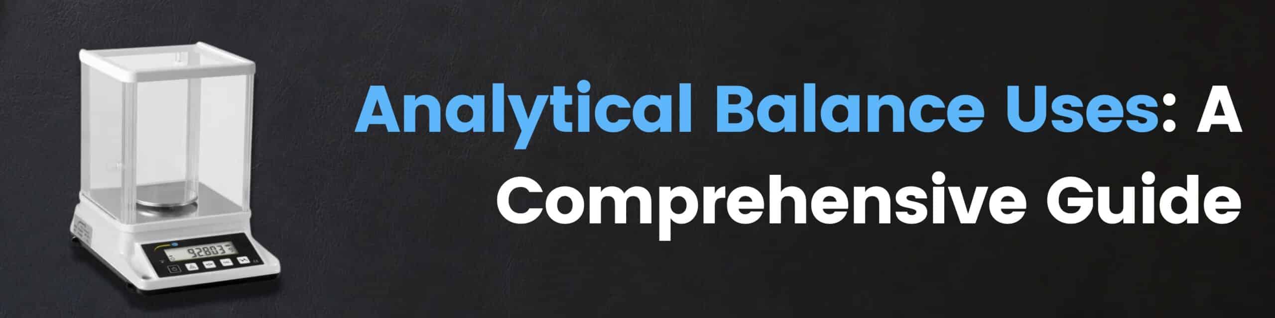 analytical balance uses